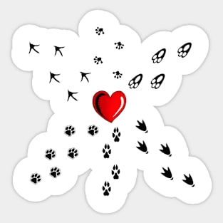 Animal lover Sticker